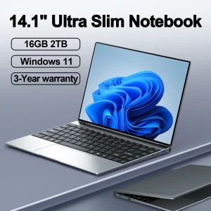 14.1"Ultra Slim Laptop 16GB RAM Notebook Gamer