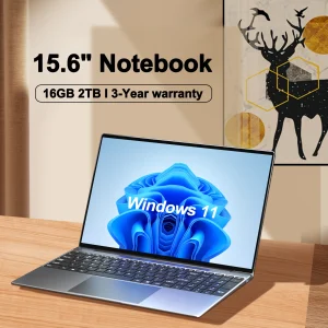 NEW 15.6" Ultra Slim Laptop 16GB RAM Windows11 Pro
