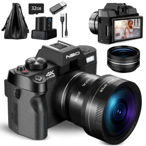 NBD Compact Digital Photography Camera 4K WIFI Web Cam