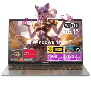 ACEMAGIC Gaming Notebook AMD Ryzen 7 Laptop Keyboard RAM 16GB