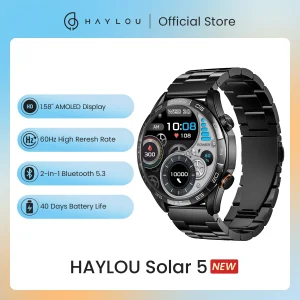 HAYLOU Solar 5 Voice Calling Smartwatch for Men